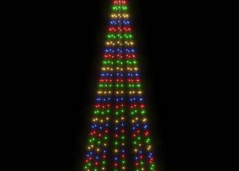 vidaXL Choinka z kołkiem gruntowym, 310 kolorowych LED（SKU:343556）