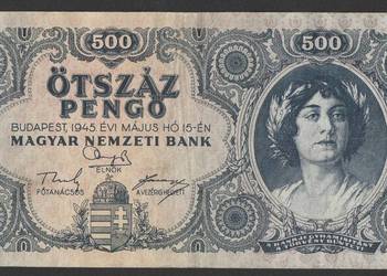 WĘGRY 500 PENGO 1945 - K