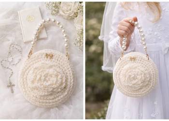 Torebka komunijna dla dziewczynki