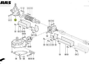 Claas RU600 - przekładnia rotora 0009968711