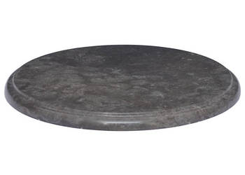 Blat do stołu czarny Ø40 x 25 cm marmur WM-149190