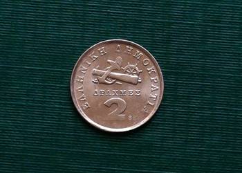 GRECJA - 2 drachmy, 1988r.