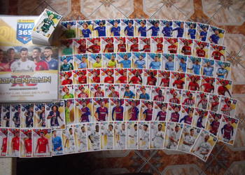 Zestaw kart z FIFA 365 v 2020, komplet 216 kart i album. NOWE !!!