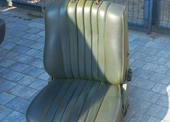 MERCEDES W123 CUPE FOTEL KIEROWCY ZIELONA SKAJA SPRAWNY