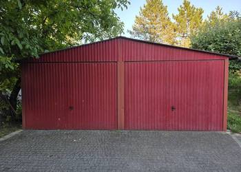 Garaż blaszany 6 × 6 m²
