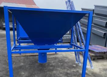 Kosz zasypowy, paczkarka, Bufor przyjęciowy do big bag 3m3 CE