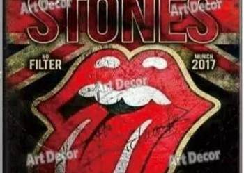 THE BEATLES,THE ROLLING STONES  metalowe tablice kolekcja