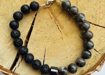 Bransoletka męska z kamieni naturalnych