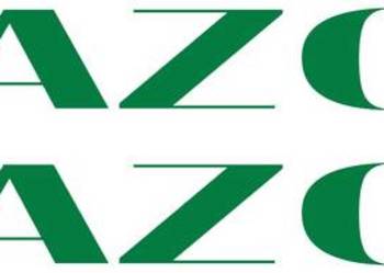 Napisy naklejka AMAZONE 600x50mm zielona bez tła 2szt