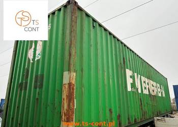 Kontener morski magazynowy 40 HC 40 DV używany 12 metrowy szczelny