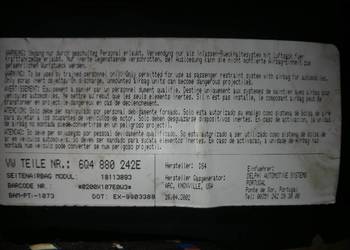Poduszka fotela VAG 6Q4880242E