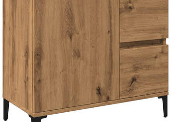 Szafka pod umywalkę dąb artisan 65x33x60 cm WM-857124
