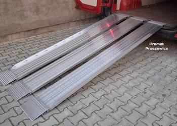Rampa Aluminiowa 2-3 częściowa 295cm x 98cm ranty Najazd Platforma od ręki