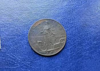 Stare monety 2 centesimi 1915 Włochy