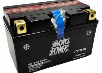 Akumulator motocyklowy 12V 8.6Ah MotoPower CTZ10S-BS YTZ10S-BS