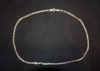 srebrny łańcuszek 45 cm