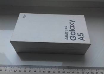 Pudełko od Samsung Galaxy A5, SM-A520F, smartfon, opakowanie, Black Sky + p