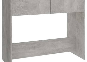 Stolik konsolowy szarość betonu 89x41x765 cm WM-809570