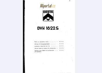 Desta DVHM 1622S katalog części