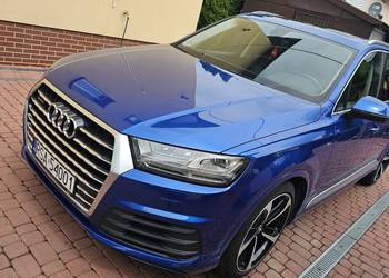 Audi Q7 II 3.0 TDI 218KM S-Line 2017R Salon PL 1 Wł 2 kpl kół BDB Sanok