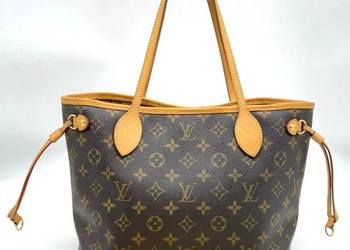Auth Louis Vuitton Monogram Neverfull PM M40155 Torba materi