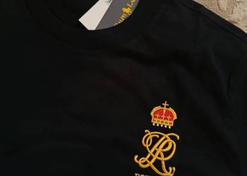 T-shirt bawełniany Polo Ralph Lauren - granatowy, rozmiar M