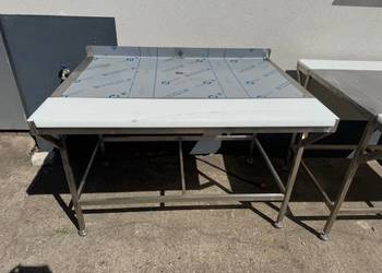 Pojedynczy stół rozbiorowy ze stali kwasoodpornej