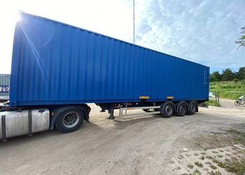 Kontener morski 40HC używany magazyn transport rozładunek