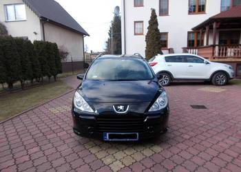 PEUGEOT 307 KOMBI 1,2 benzyna 2007 r. 5 drzwi KLIMATYZACJA zarejestrowany