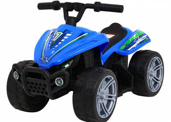 Quad Little Monster na akumulator dla najmłodszych Niebieskie Autko