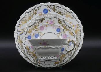 Komplet śniadaniowy Sorau Żary, stan witrynowy, 1928 - 45, UNIKAT!!!