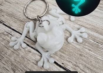 Świecący Brelok Żabka - Druk 3D