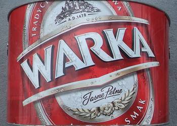 Piwo Warka - metalowy pojemnik na lód  chłodziarka