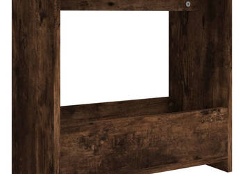 Stolik boczny przydymiony dąb 50x26x50 cm WM-826629