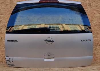 TYLNA KLAPA TYŁ POKRYWA GABAŻNIKA TYŁ SZYBA OPEL MERIVA A SREBRNA LIFT