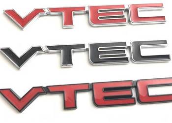 NOWY klejany znaczek emblemat VTEC 3 kolory logo