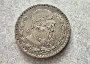 446) MEKSYK srebro - 1 Peso - 1959 r.