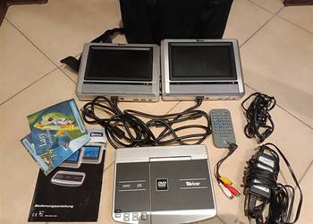 DVD samochodowe TEVION MD80931 plus dwa ekarny