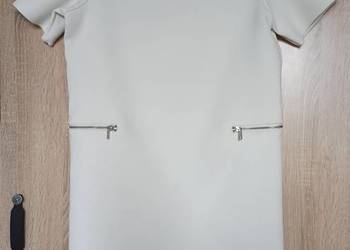 Biała letnia elegancka sukienka ZARA rozmiar XS-S