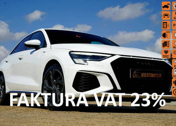 Audi A3 Limousine S LINE skóra KAMERA virtual cockpit sam parkuje NAWI aut…