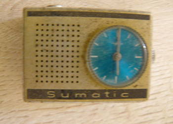 Zabytkowy mini budzik Sumatic  30 zl