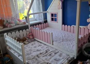 Łóżko dziecęce z materacem łóżeczko