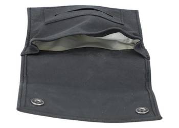 Etui na Tytoń w Jednolitym Kolorze bez Wzorów Portfel Czarne