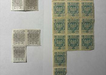 Znaczki opłata skarbowa 50gr i 1000zł z czasów PRL