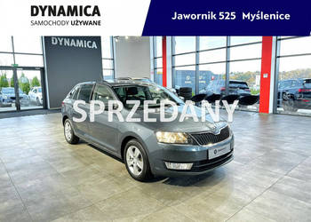 Škoda RAPID Spaceback Ambition 1.2TSI 110KM M6 2016 r., salon PL, bezwypad…