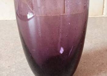 vintage ametystowy wazon