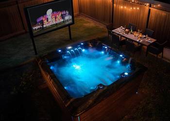 Jacuzzi ogrodowe wanna z hydromasażem SPA 6 os.
