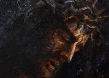 Obraz olejny Jezus "Ecce Homo" 24/30