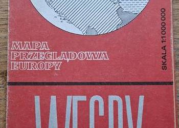Węgry 1:1000 000 mapa