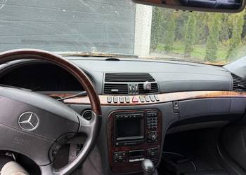 Mercedes W220 Deska rozdzielcza skóra